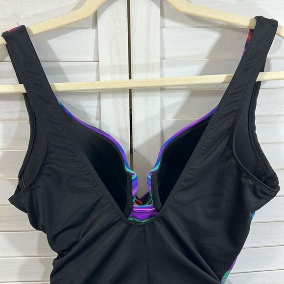 Miraclesuit Size 4 One Piece True Colors Layered Escape NWOT - Picture 9 of 15